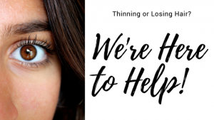 We're here to help men and women with hair loss