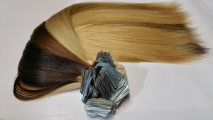 Hair Extensions that are Taped onto existing hair