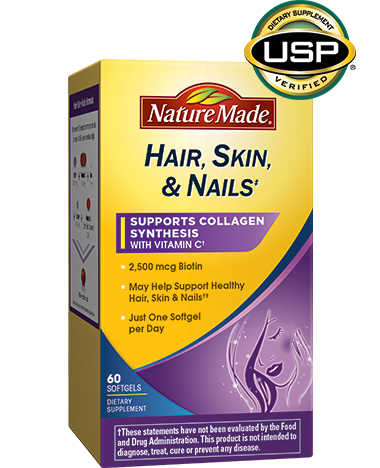 Nature Made Hair Skin Nails USP Certified
